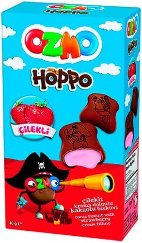 Печиво Ozmo з полуничним кремом 40 г 