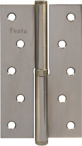 Петля дверна Fuxia 49635 125x31x2,5 мм латунь ліва 1 шт