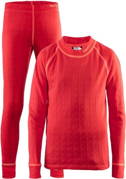 Комплект термобілизни Craft Nordic Wool Set J 1905356-452801 134/140 рожевий