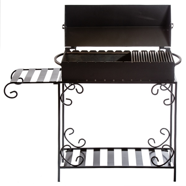 Мангал-барбекю Metalzavod Мангал-барбекю MB12-4D на 12 шампуров 4 мм на дровнице