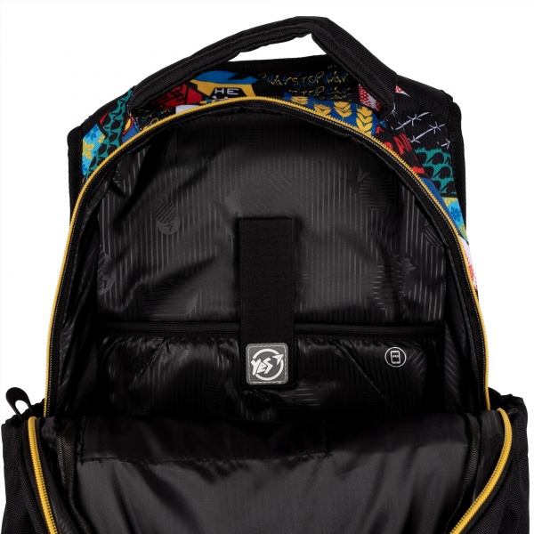 Рюкзак школьный YES Fashion T-133 Welcome to Ukraine черный