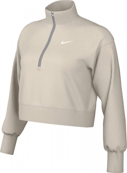 Джемпер Nike W NSW PHNX FLC QZ CROP DQ5767-104 р.M бежевий