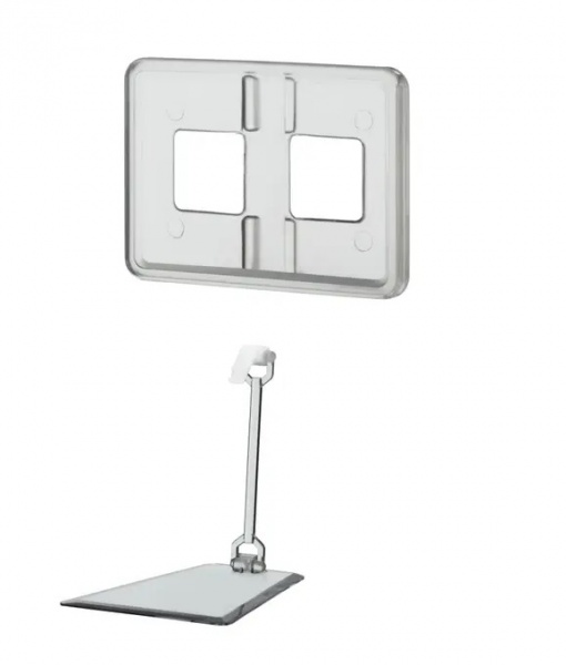 Комплект Klick держатель прозрачный 100 мм + рамка A8 