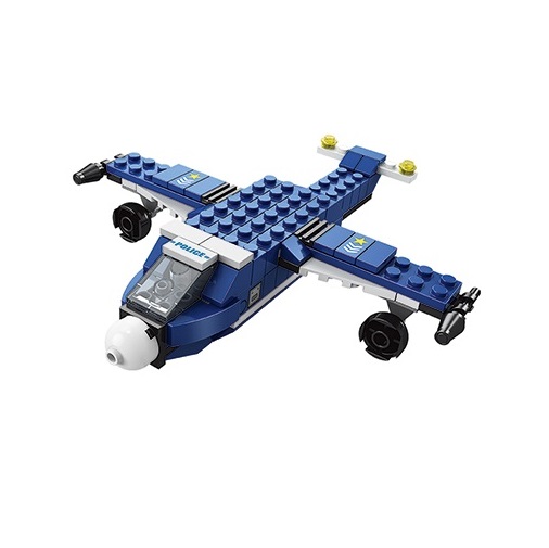 Конструктор SHANTOU YISHENG Полицейский вертолет 1000 деталей K8978-2