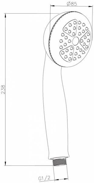Ручной душ  IMPRESE W085R1