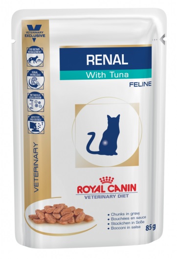 Консерва Royal Canin V.D. RENAL FELINE with TUNA pouches 85 г