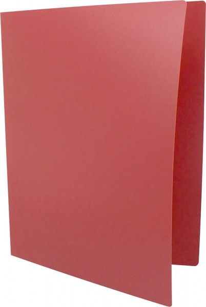 Папка скоросшиватель с карманом А4 500 мкн красная PP 4-213-01 4Office