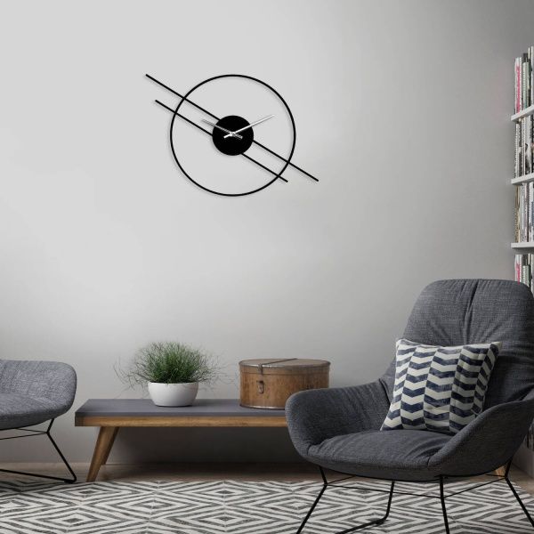Часы настенные Nikko 480x480 мм черный Moku