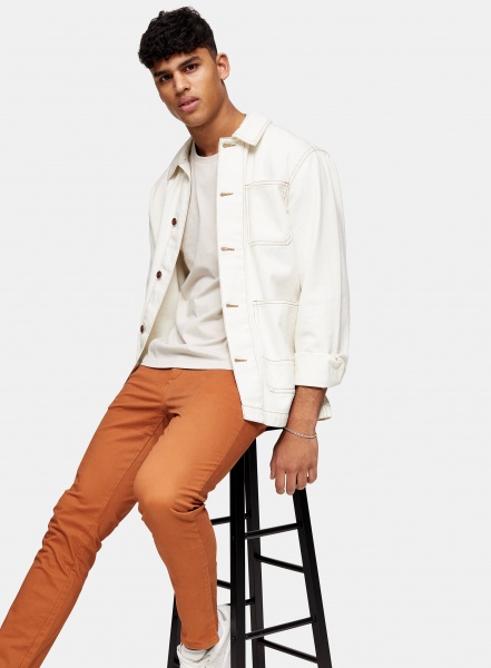 Штани TopMan CASUAL TROUSERS 68D14T-RST 30R помаранчевий