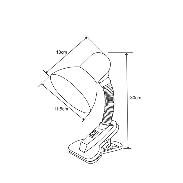 Настольная лампа Accento lighting 1x60 Вт E27 белый ML-108-B