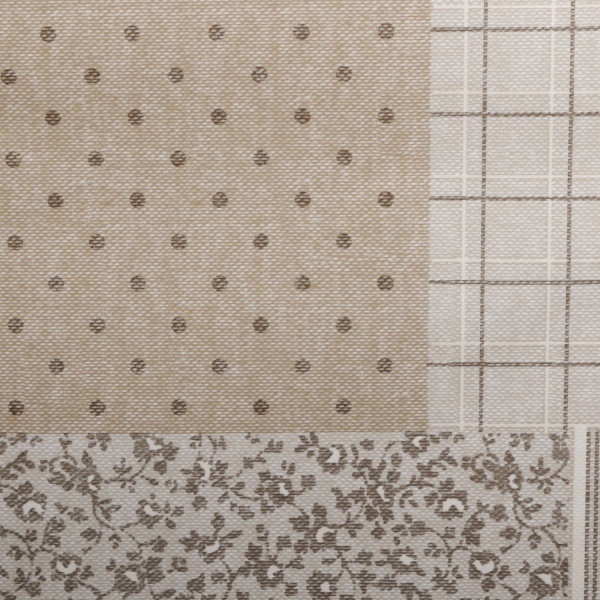 Скатерть Печворк 137x180 см бежевый Даріана 