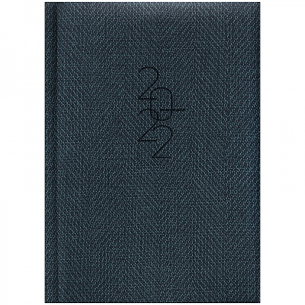 Щоденник датований кишеньковий сірий Brunnen Tweed A6 2022