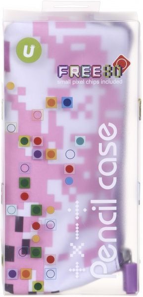 Пенал Camouflage Upixel фиолетовый