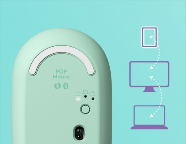 Мышь Logitech POP Mouse with emoji violet (910-006547) 