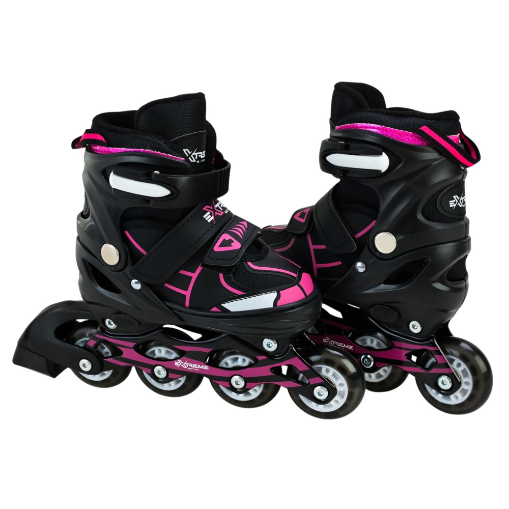 Роликовые коньки Shantou Extreme Motion M RL25428 р. 34-37 черный