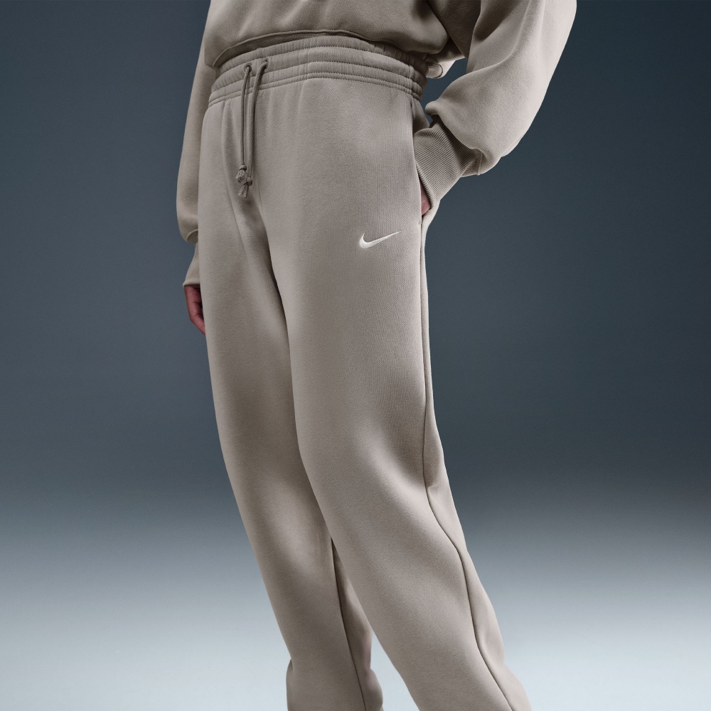 Штани Nike W NSW PHNX FLC HR OS PANT 2 FZ5996-009 р. L бежевий