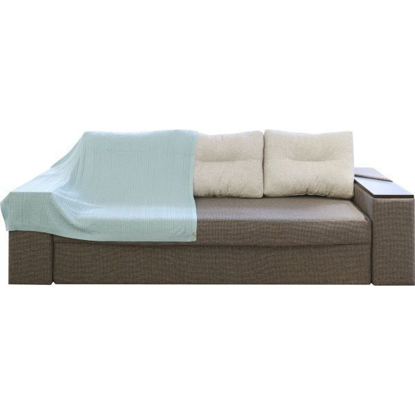 Плед ажурний 130x170 см світло-блакитний Прованс 