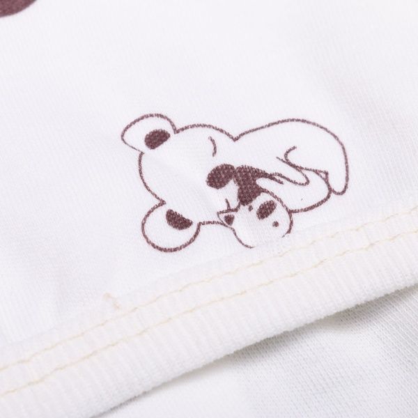 Чепчик дитячий Bambinelli Ведмедик 3-6 місяців білий із малюнком