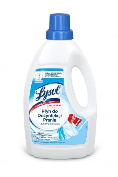 Кондиционер-ополаскиватель Lysol дезинфицирующий Свежесть хлопка 1,2 л