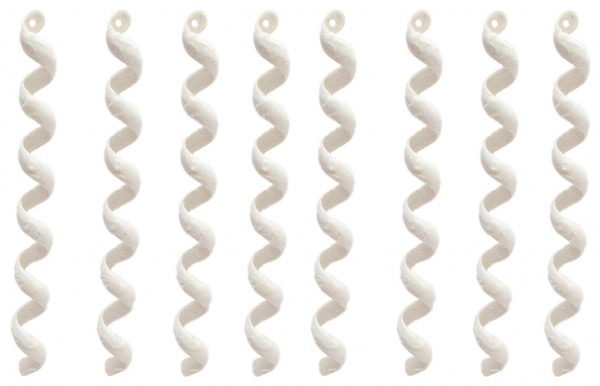 Декоративна підвіска Девілон Спіральки 8 шт. 20 см 250362