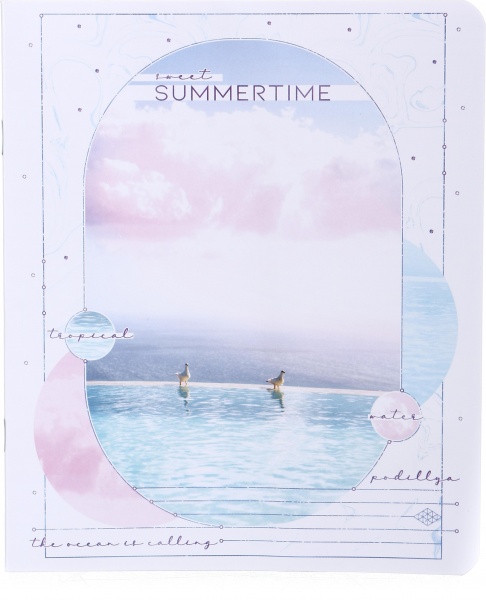 Тетрадь школьная уф-лак 36 листов в клеточку в ассортименте Мечты сбываются