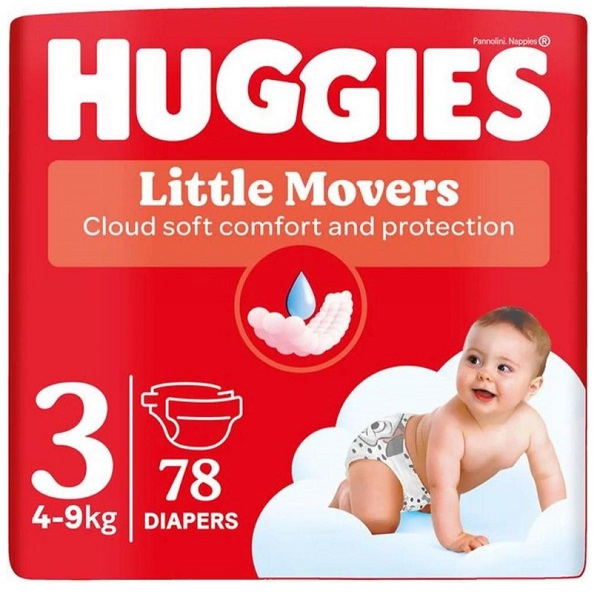 Подгузники Huggies Ultra Comfort Unisex (3) 4-9 кг 56 шт.