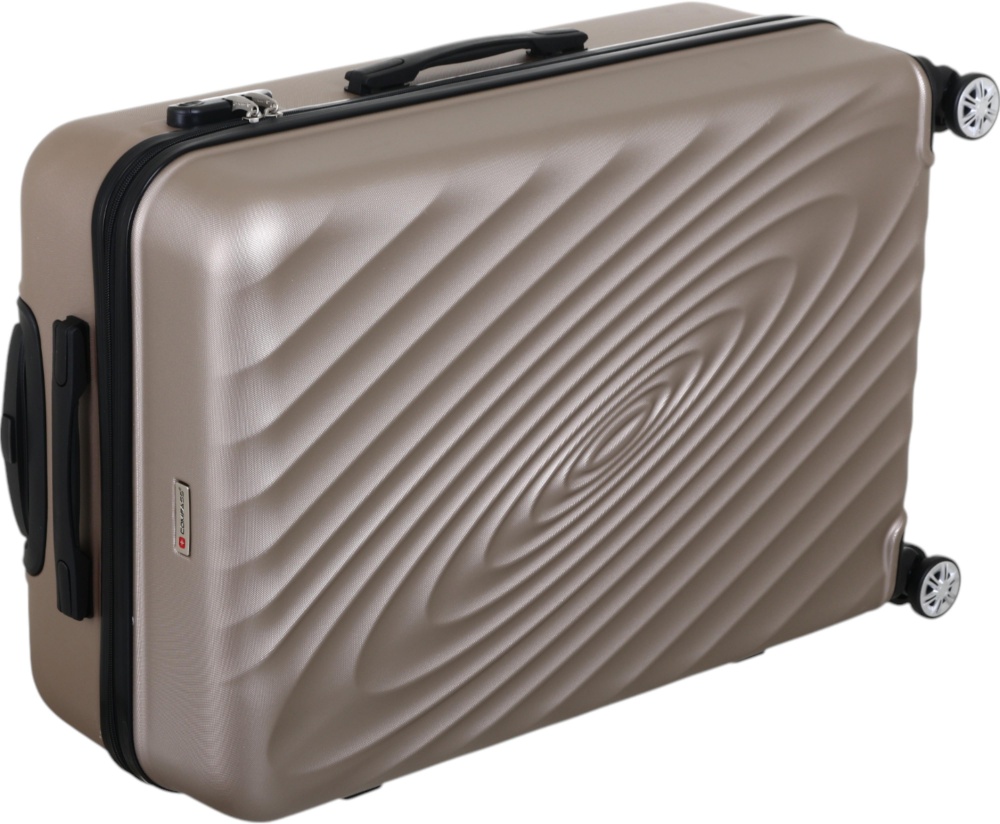 Чемодан Compass №LS080609 L 101 л капучино 70x50x29 см