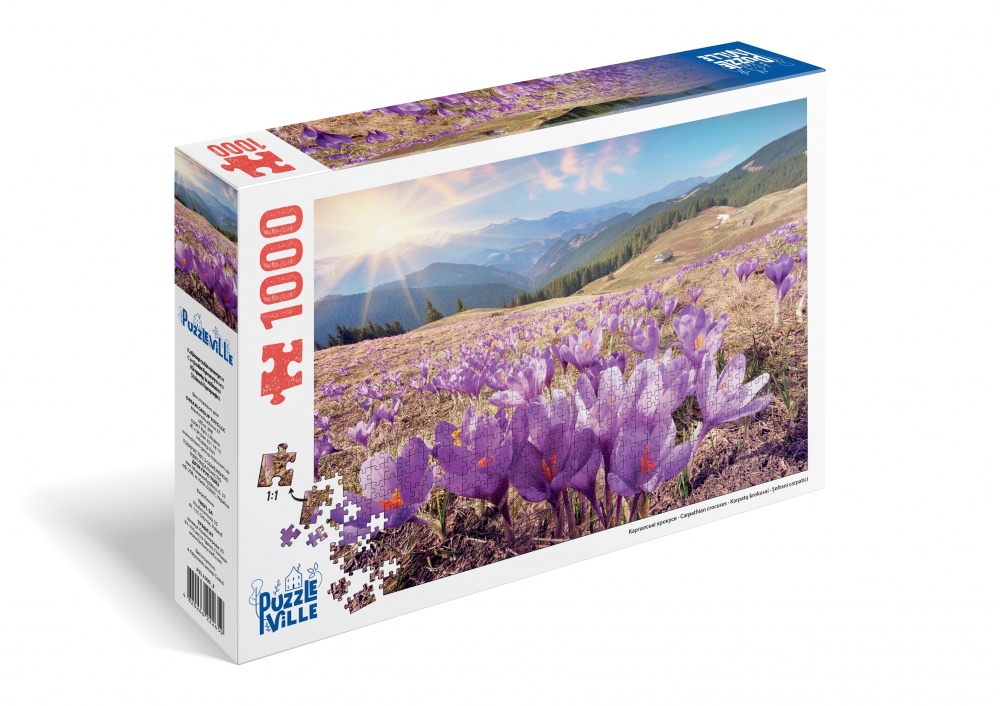 Пазл PUZZLEVILLE Карпатские крокусы 1000 элементов PZL1000_2