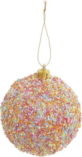 Шар новогодний Прикраса d- 100, 4831 разноцветный