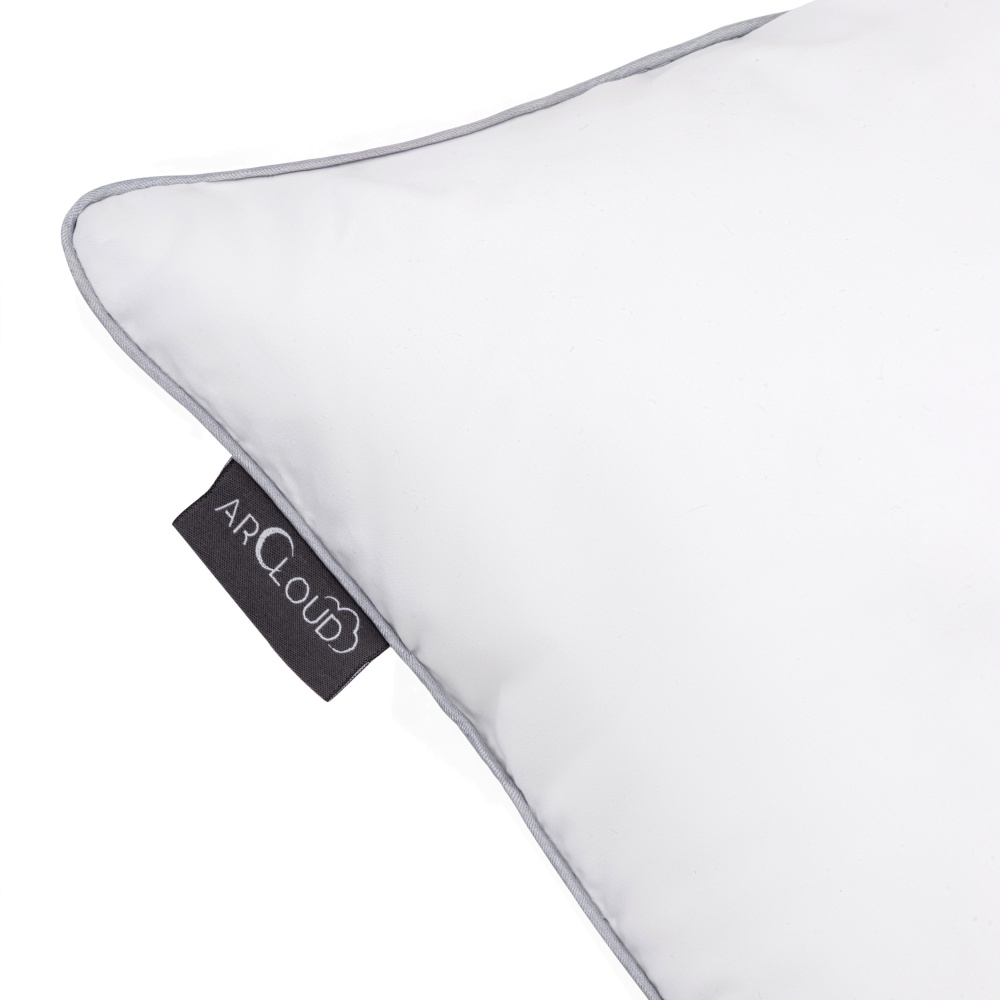 Подушка с эко лебединым пухом, чехол перкаль SPOKIY / СПОКИЙ ARCLOUD 50x70 см белый
