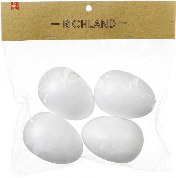 Набор декоративных яиц 8 см 4 шт 4 шт.