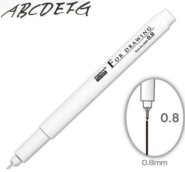 Мультилайнер Marvy 4600-S 0,8 мм 