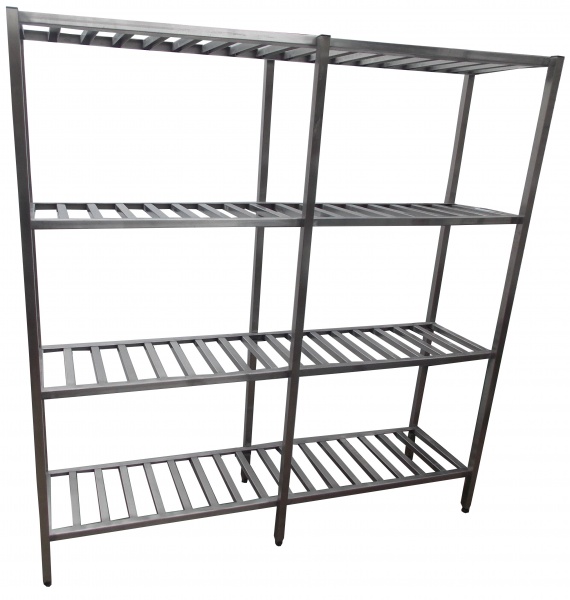 Стелаж профільний на 4 полиці Tehma 1500x600x1800 мм нержавіюча сталь