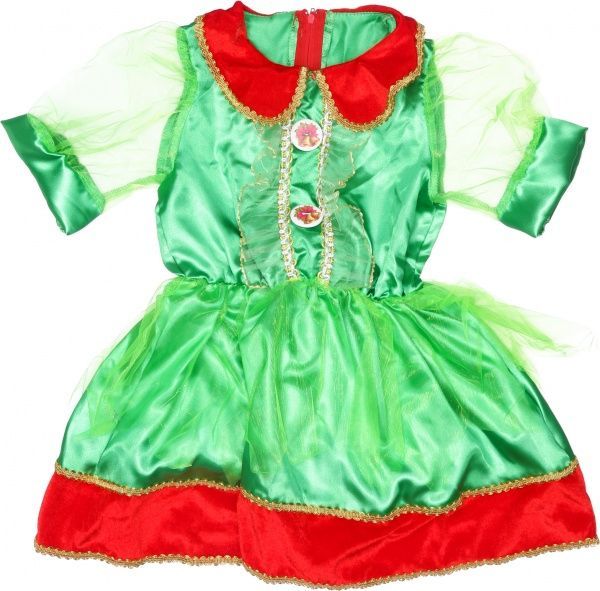 Костюм дитячий карнавальний КАРНАВАЛІЯ Ельф для дівчинки р.110 – 120 зелений 
