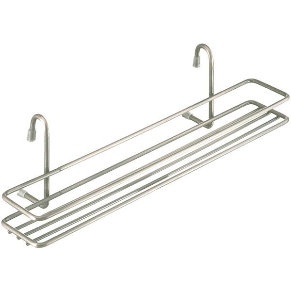 Полка на рейлинг Lemax MX-062 NM для специй короткая 358х120х105 мм матовый никель