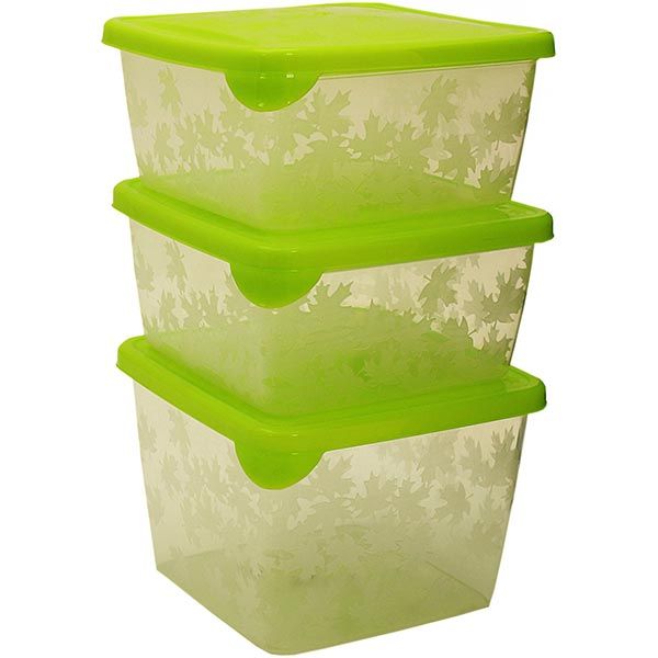 Набор емкостей для морозильной камеры RUKKOLA 3 шт. 1125 BRQ