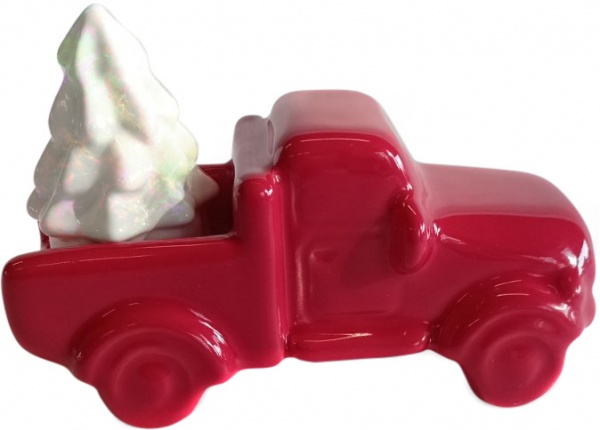 Статуетка Авто червоне з ялинкою 16x8,5x11 см 1414 Eterna