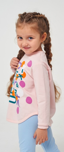 Джемпер для дівчинки Smil р.116 кремово-рожевий 116553 