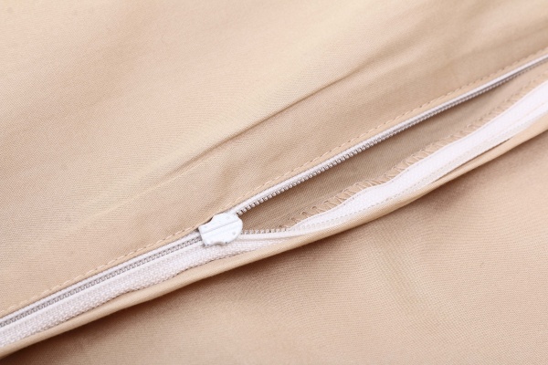 Комплект постільної білизни Сатин Люкс євро пісочний Homeline 