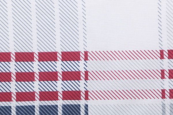 Комплект постільної білизни Брістоль сімейний біло-червоно-синій UP! (Underprice) 