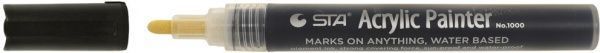 Маркер акриловый STA 1000 2-3 мм STA1000-S черный 