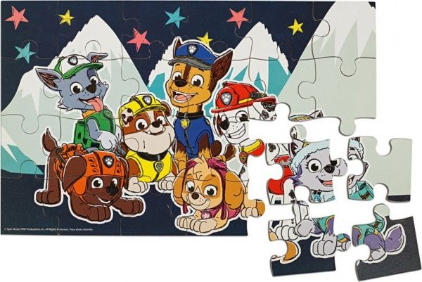 Пазл деревянный Spin Master 4 в 1 «Щенячий патруль» 34х21 см SM98301/6032978