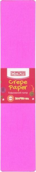 Бумага гофрированная 55% 50x250 см светло-розовый MX61615-52 Maxi