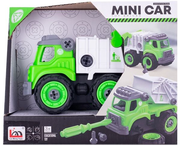 Конструктор DIY Spatial Creativity Мусоровоз CJ-1614182