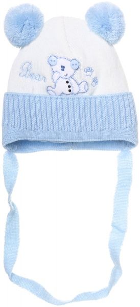 Шапочка дитяча для хлопчика Luna Kids р.36 молочний 2105 