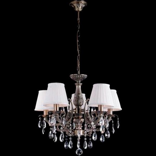 Люстра подвесная Strotskis Charleston 5x40 Вт E14 античная бронза 3646/5 