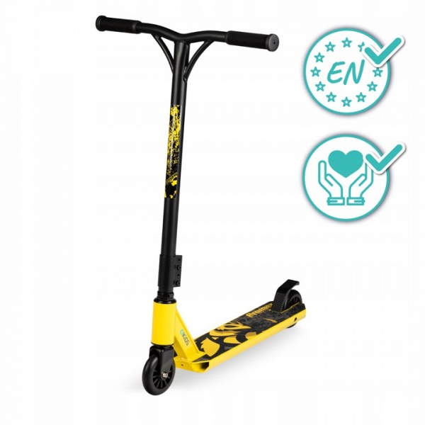 Самокат Qkids детский Ivo желтый KIDS00028 