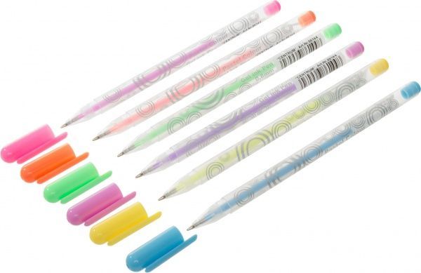 Набор ручек гелевых Centrum Pastel 6 шт. 86104 