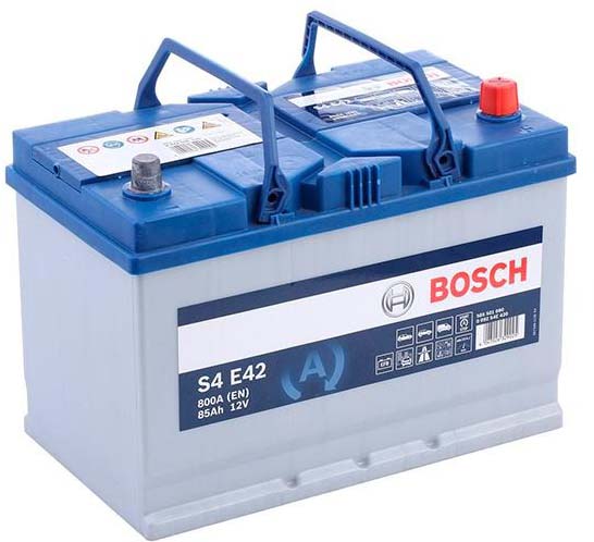 Аккумулятор автомобильный Bosch S4 EFB ASIA Start-Stop 85Ah 800A 12V «+» справа (BO 0092S4E420)