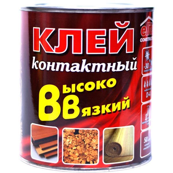 Клей контактный Elite Construction высоковязкий 0,8 л